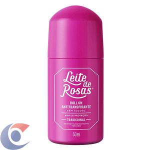 Desodorante Rollon Leite De Rosas Tradicional 50ml