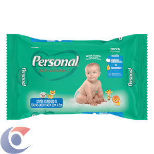 Lenços Umedecidos Personal Baby Com 50 Un