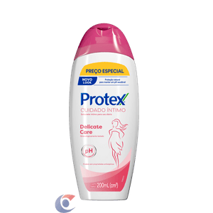 Sabonete Íntimo Líquido Protex Cuidado Íntimo Delicate Care 200ml