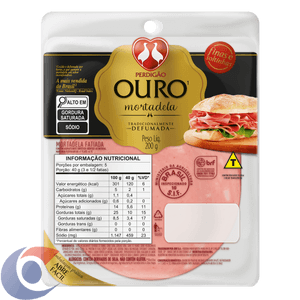 Mortadela Perdigão Ouro Fatiada 200g