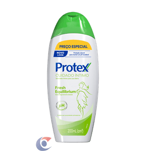 Sabonete Íntimo Líquido Protex Cuidado Íntimo Fresh Equilibrium 200ml
