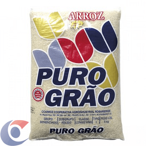 Arroz Tipo 1 Puro Grão 5kg