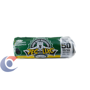 Saco Para Lixo Peg Lixo Preto 50 L 40 Un