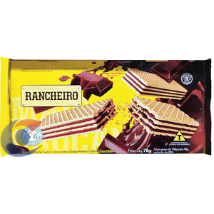 Biscoito Wafer Rancheiro Chocolate 78g