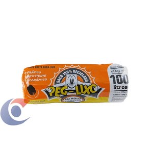 Saco Para Lixo Peg Lixo Preto 100l
