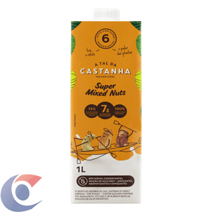 Bebida À Base De Castanha Mixed Nuts A Tal Da Castanha Caixa 1l