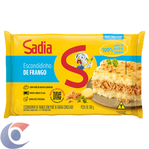 Escondidinho De Frango Sadia Com Purê De Batata 600g