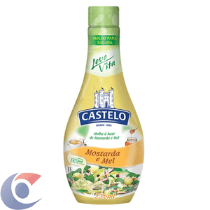 Molho Para Salada Castelo Mostarda E Mel 236ml