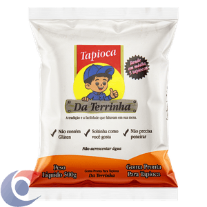 Goma Para Tapioca Sem Sódio Da Terrinha 500g