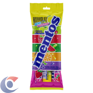 Bala Mentos Stick Rainbow 114g