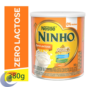 Ninho Zero Lactose Lata 380g