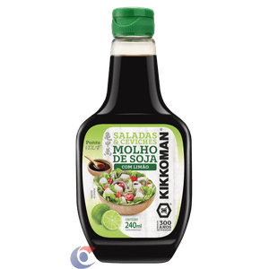 Molho Soja Kikkoman Com Limão 240ml