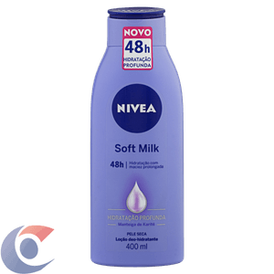Loção Hidratante Nivea Soft Milk 400ml