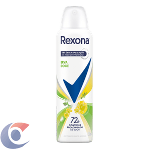 Desodorante Antitranspirante Aerosol Feminino Rexona Erva Doce 150ml