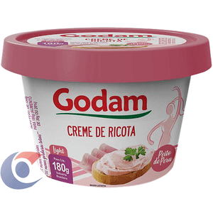 Creme De Ricota Godam Light Peito Peru 180g