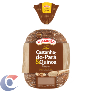 Pão De Forma Integral Grão Sabor Castanha E Quinoa 450g