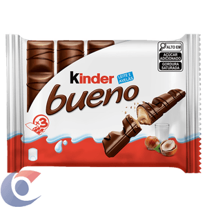 Kinder Bueno Chocolate Ao Leite 1 pacote 3Un