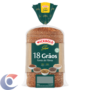 Pão Integral 18 Grãos Grão Sabor 500g