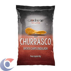 Batata Ondulada Casa De Mãe Churrasco 60g