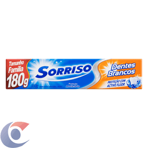 Creme Dental Sorriso Dentes Brancos 180g