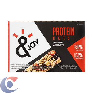 Barra Nuts Proteíca &Joy Cranberry E Amaranto 70g