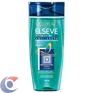 Shampoo L'Oréal Paris Elseve Hydra-Detox Anti-Caspa 400ml