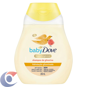 Shampoo Infantil Baby Dove Hidratação Glicerinada 200ml