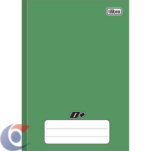 Caderno Universitário Tilibra Brochura Verde 96 Folhas 407g