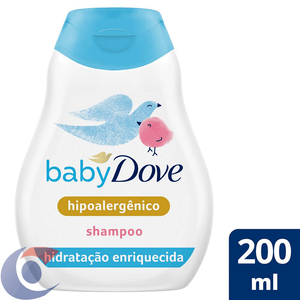 Shampoo Infantil Baby Dove Hidratação Enriquecida 200ml