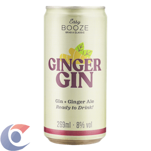 Bebida Mista Gin Tônica Easy Booze Ginger 369ml