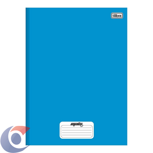 Caderno 1/4 Brochura Dura Azul Tilibra D+ 1 Matéria 96 Folhas