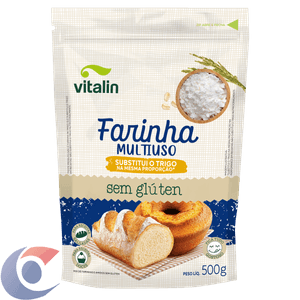 Farinha Vitalin Multiuso Sem Glúten 500g