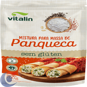 Mistura Para Panqueca Vitalin Sem Glúten 200g