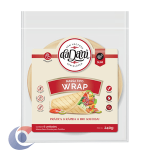 Massa Wrap Dadani Sem Glúten 6 Un