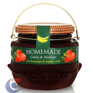Geleia Homemade Morango Com Biomassa De Banana Verde 320g
