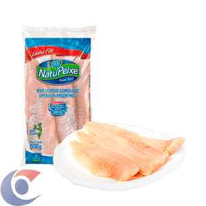 File Merluza Argentino Congelado Natupeixe 500g