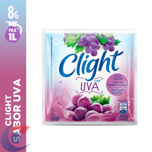 Refresco Em Pó Clight Uva 8g