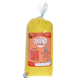 Farinha De Mandioca Amarela Da Montanha 1kg