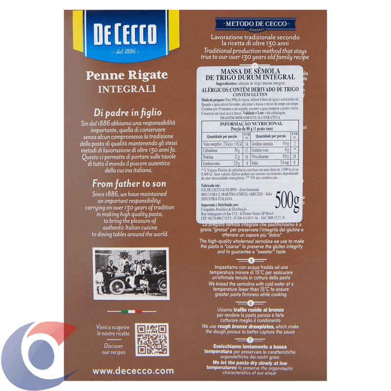 MAC-ITA-INT-PENNE-RIGATE-DE-CECCO-500G