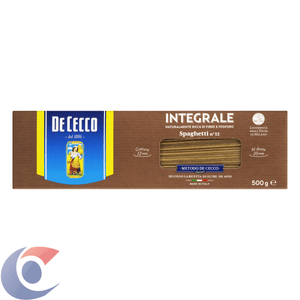 Macarrão Italiano De Cecco Spaguetti N12 Integral 500g