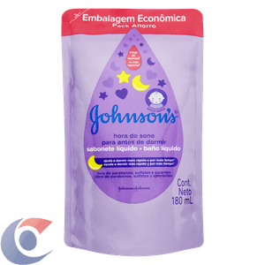 Sabonete Líquido Johnsons Baby Hora Do Sono Refil 180ml