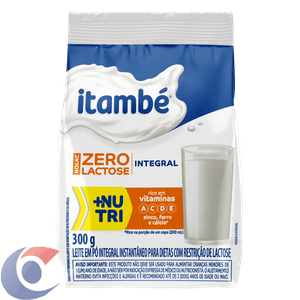 Leite Em Pó Instantâneo Itambé Nolac Integral Zero Lactose 300g