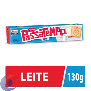 Biscoito Passatempo Recheado Leite 130g