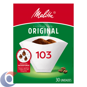 Filtro De Papel Melitta Original N° 103 Com 30 Un