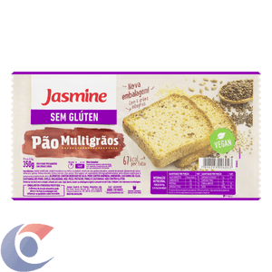 Pão De Forma Jasmine Multigrãos Sem Glúten 350g