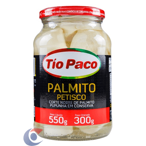 Palmito Pupunha Tio Paco Petisco 300g