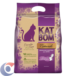 Granulado Sanitario Kat Bom Natural 3kg