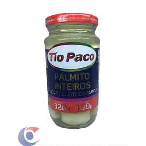 Palmito Pupunha Tio Paco Inteiro 180g