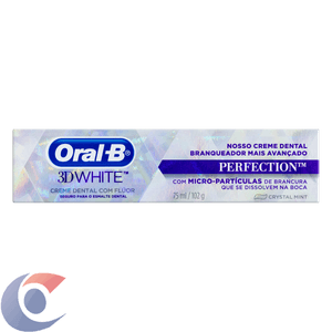 Creme Dental Clareador Oral-B 3d White Perfection 102g