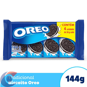Biscoito Recheado Oreo Original Multipack 144g